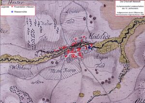 Karte von Malstedt von 1769
